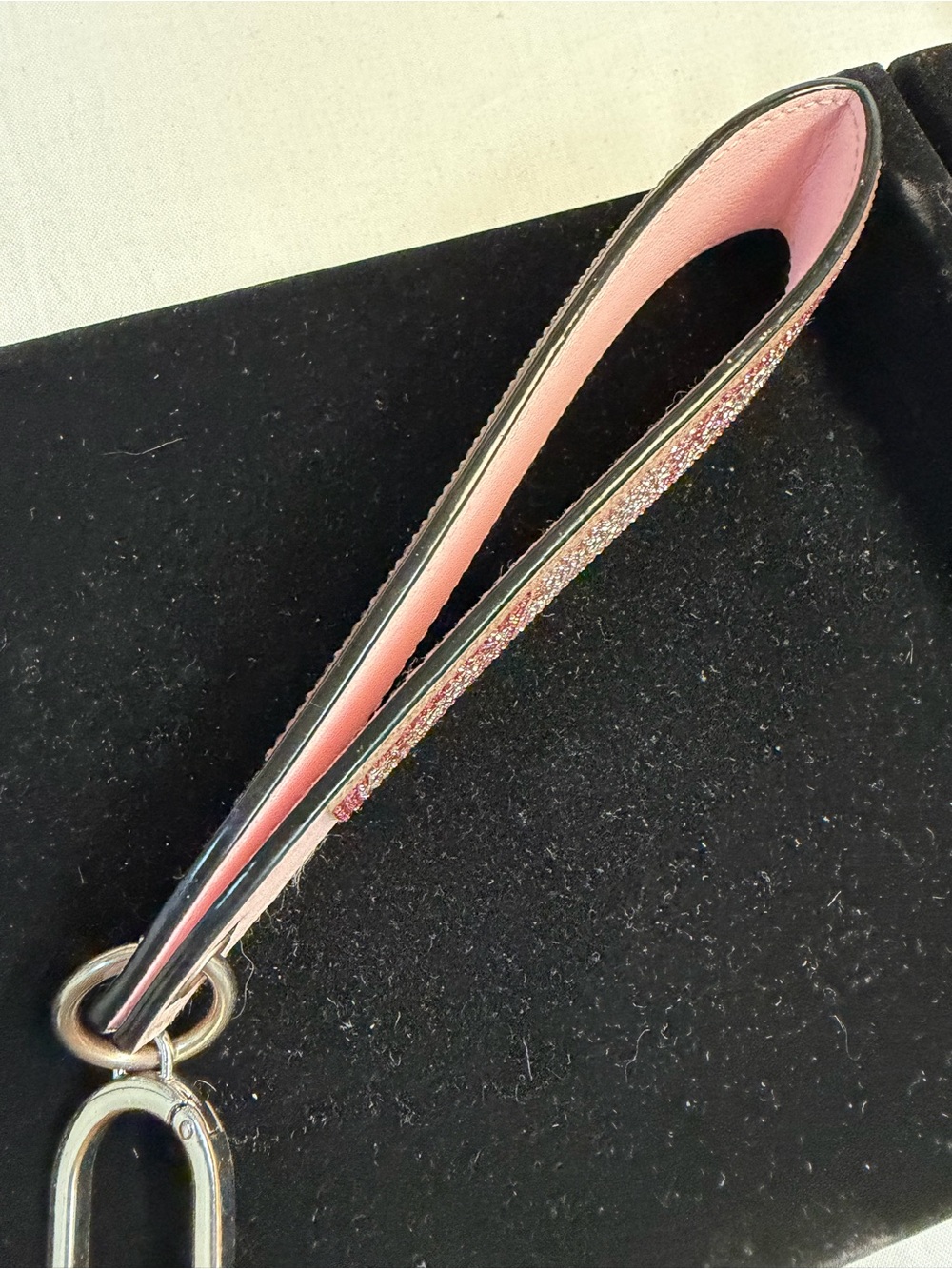 Pink Crystal-Embellished Key Strap - Picture 7 of 9